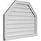Ekena Millwork Octagonal Top Surface Mount PVC Gable Vent w/ 2"W x 2"P Brickmould Sill Frame, 34"W x 26"H GVPOT34X2603SN - alternate 5